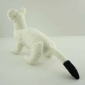 Ermine Stoat Weasel Crochet Pattern Amigurumi Ermine Animal Pattern Adobe Pdf Digital Download File image 3