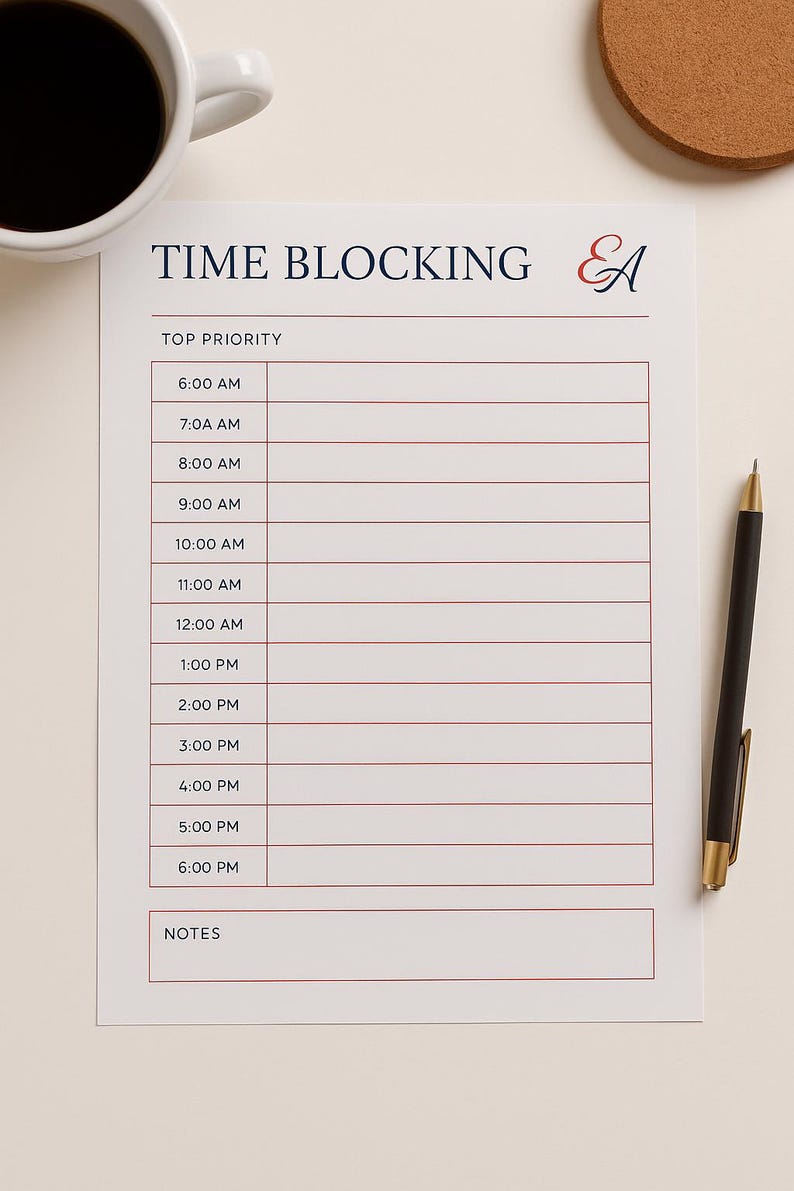 Clarity/focus Bundle | Brain Dump, SMART Goals & Time Blocking ...