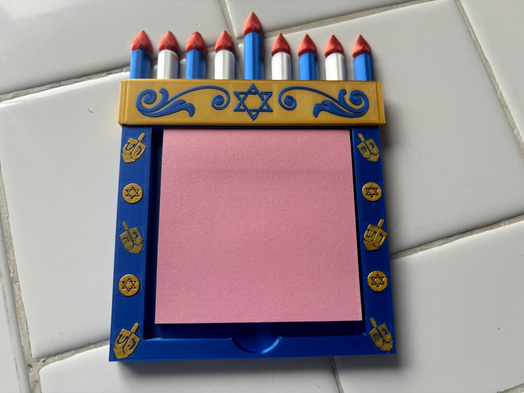 Sticky Note Placement Paper Menorah Sticky Note Holder, Sticky Placement of Post Notes - Etsy