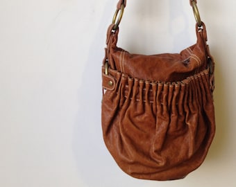 Brown Leather Bag- Lojaali Brown Purse