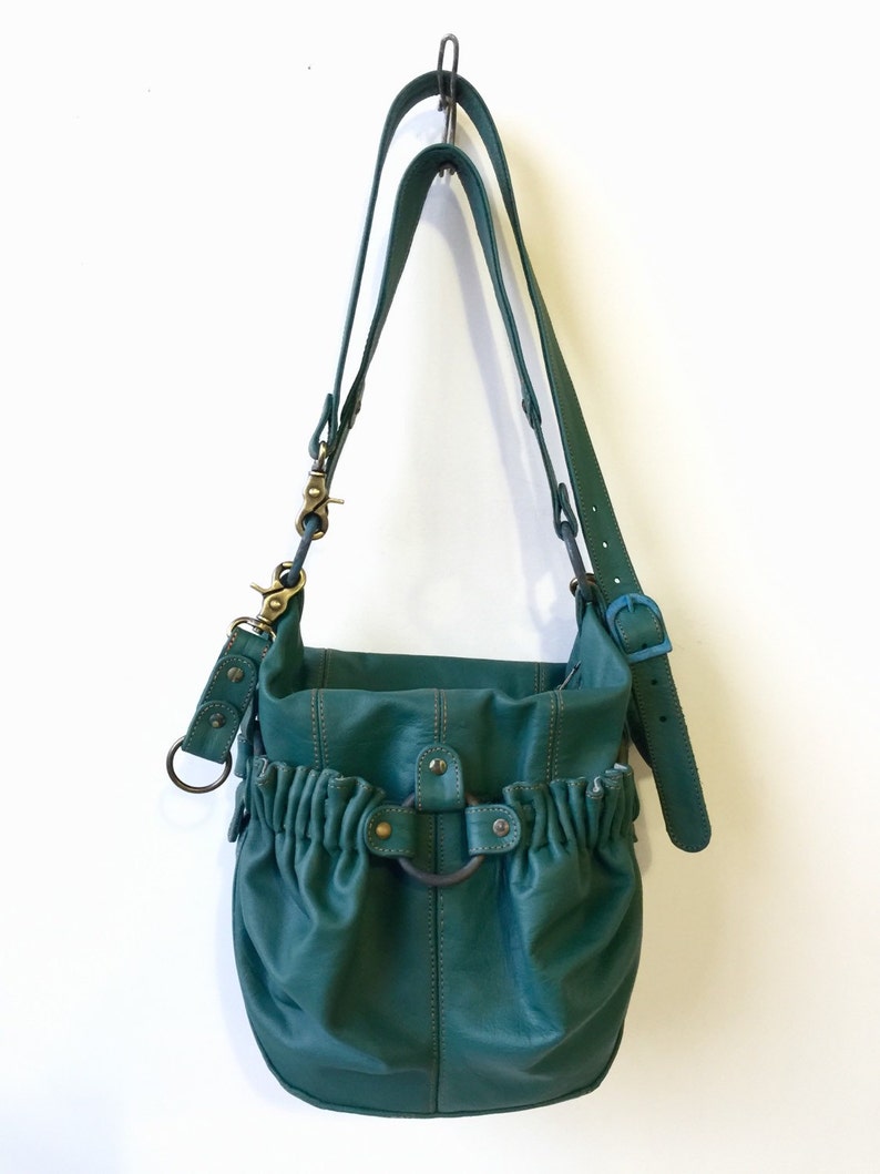Voima Handbag Readytoship Bag Green Leather Handbag Green Leather