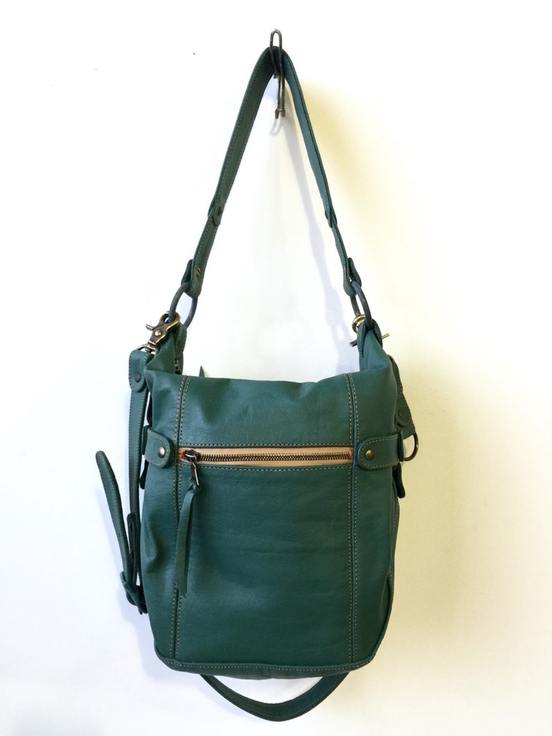 Voima Handbag Readytoship Bag Green Leather Handbag Green Leather