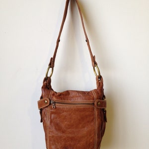 Brown Leather Bag Lojaali Brown Purse image 2