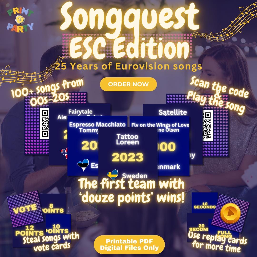 Eurovision Trivia Game: 25+ Years of ESC Music, Including 2026 Songs ...