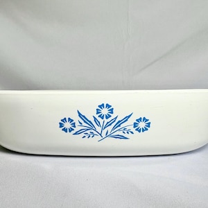 Cocotte Corning Ware Bleuet bleu de 10 po.