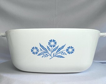Corning Ware Blue Cornflower 1.5 Quart Square Casserole Dish
