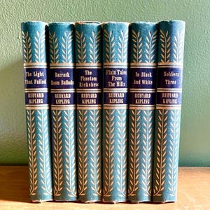 Antique Rudyard Kipling Book Set