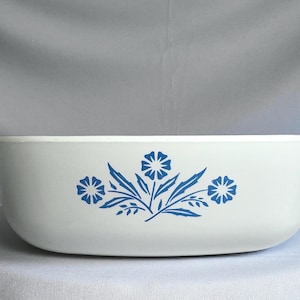 Corning Ware Blaue Kornblume 1,5 Quart quadratische Auflaufform