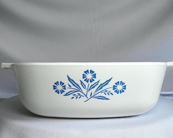 Corning Ware Blue Cornflower 1.5 Quart Square Casserole Dish