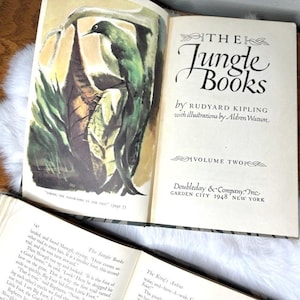 The Jungle Books by Rudyard Kipling - Published in 1948