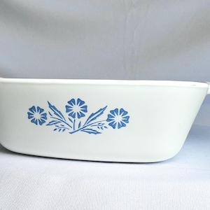Corning Ware Blue Cornflower Petite Pan Square Casserole Dish