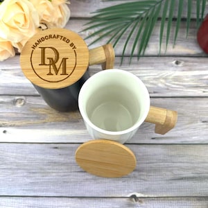Bambus henkel becher - Etsy.de