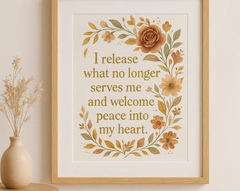 Boho-Affirmationskarten – 20 Digitaldrucke für Schwangerschaft, Positivität, Selbstvertrauen und Ruhe | Wandkunst zur Selbstpflege | Sofortdownload