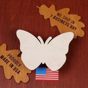 Unfinished Wood Butterfly Cutout: DIY Kids Crafts, Summer Decor
