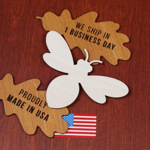 Unfinished Plywood Firefly Cutout: DIY Kids&#39; Craft, Summer Decor
