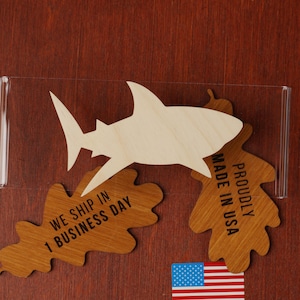 Unfinished Plywood Shark Shape: DIY Kid&#39;s Painting Craft