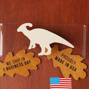 Plywood Parasaurolophus Dinosaur Cutout: DIY Craft, Party Decor