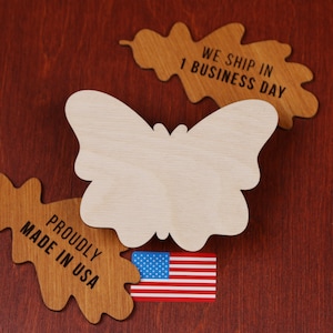 Unfinished Plywood Butterfly Cutout: DIY Wall Decor, Painting Crafts