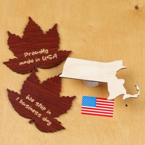 Unfinished Massachusetts State Plywood Cutout | DIY New England Map Shape for Painting, School Displays or Rustic Crafts