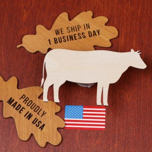 Unfinished Cow Plywood Cutout: DIY Farmhouse Decor, Kids Crafts