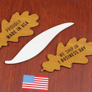 Unfinished Plywood Willow Leaf Cutout: DIY Craft, Rustic Decor