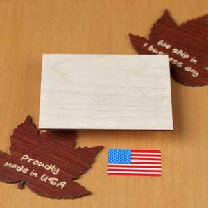 Recorte de madera contrachapada del estado de Wyoming sin terminar / Forma de EE. UU. DIY para pintar, decoración del oeste, manualidades o exhibiciones educativas