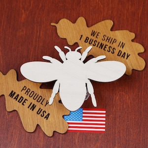 Unfinished Bee Plywood Cutout: DIY Garden & Kids&#39; Crafts