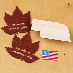 Unfertiger Nebraska State Sperrholzausschnitt | DIY Midwest Form für Malerei, rustikale Dekoration, Kartenprojekte oder Basteln im Klassenzimmer