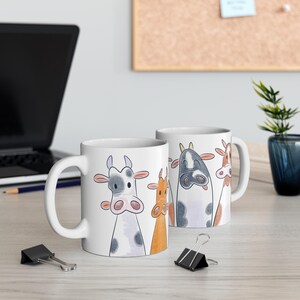Cow Ceramic Mug 11oz