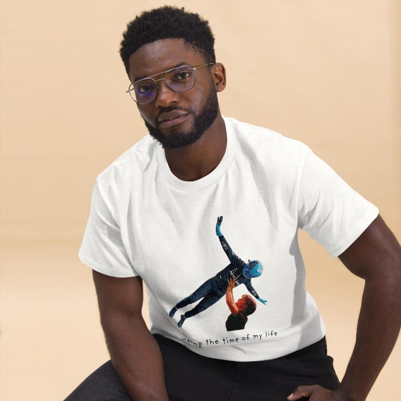 Formule 1 Time of My Life dans T-shirt, George Russell meme T-shirt, grappig Formule 1 cadeau, F1 fan merchandise, vintage race T-shirt afbeelding 4