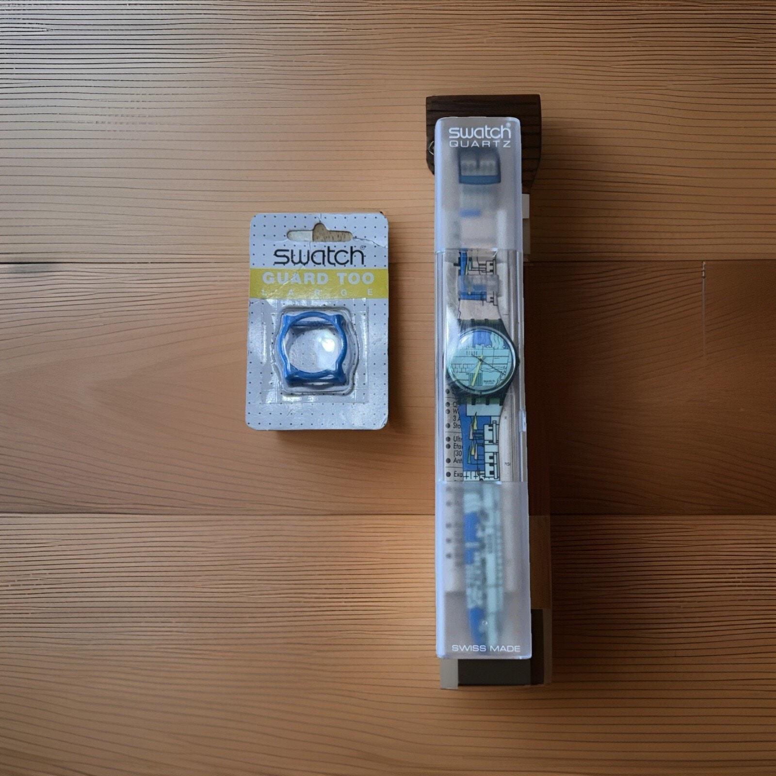 NEW Swatch Watch METROSCAPE With Case & Watch Face Cover  display picture 2