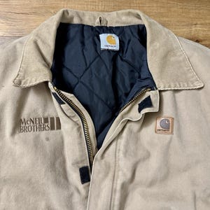 Vintage Carhartt Traditional Corduroy Collared Canvas Jacket Size XL(?) Reg afbeelding 5
