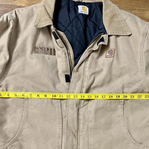 Vintage Carhartt Traditional Corduroy Collared Canvas Jacket Size XL(?) Reg afbeelding 3