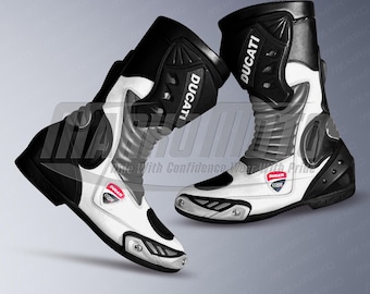 BMW Motorradレザーレーシングブーツ：高性能モーターサイクルブーツ