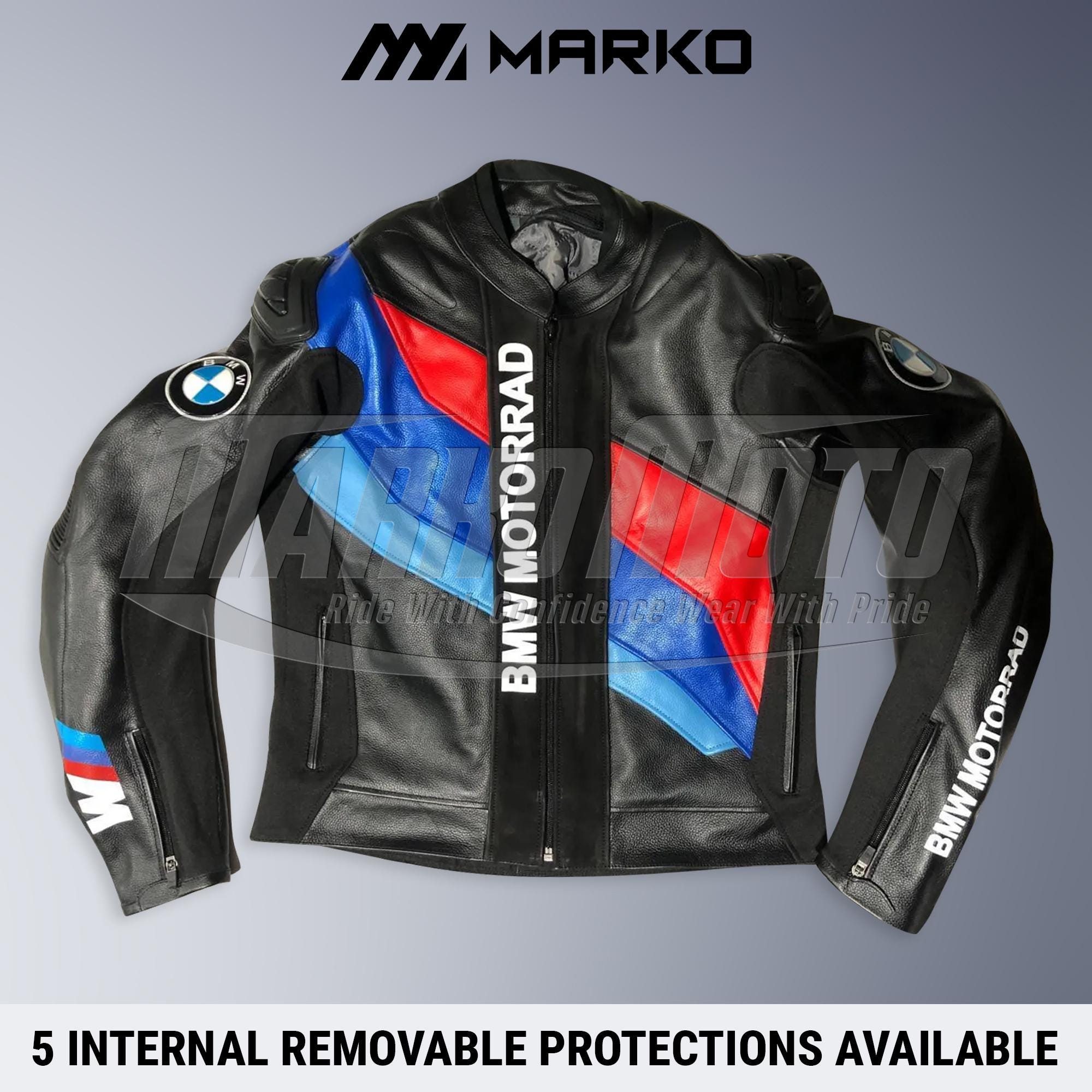 BMW Motorrad レザー モーターサイクル レーシング ジャケット 牛革