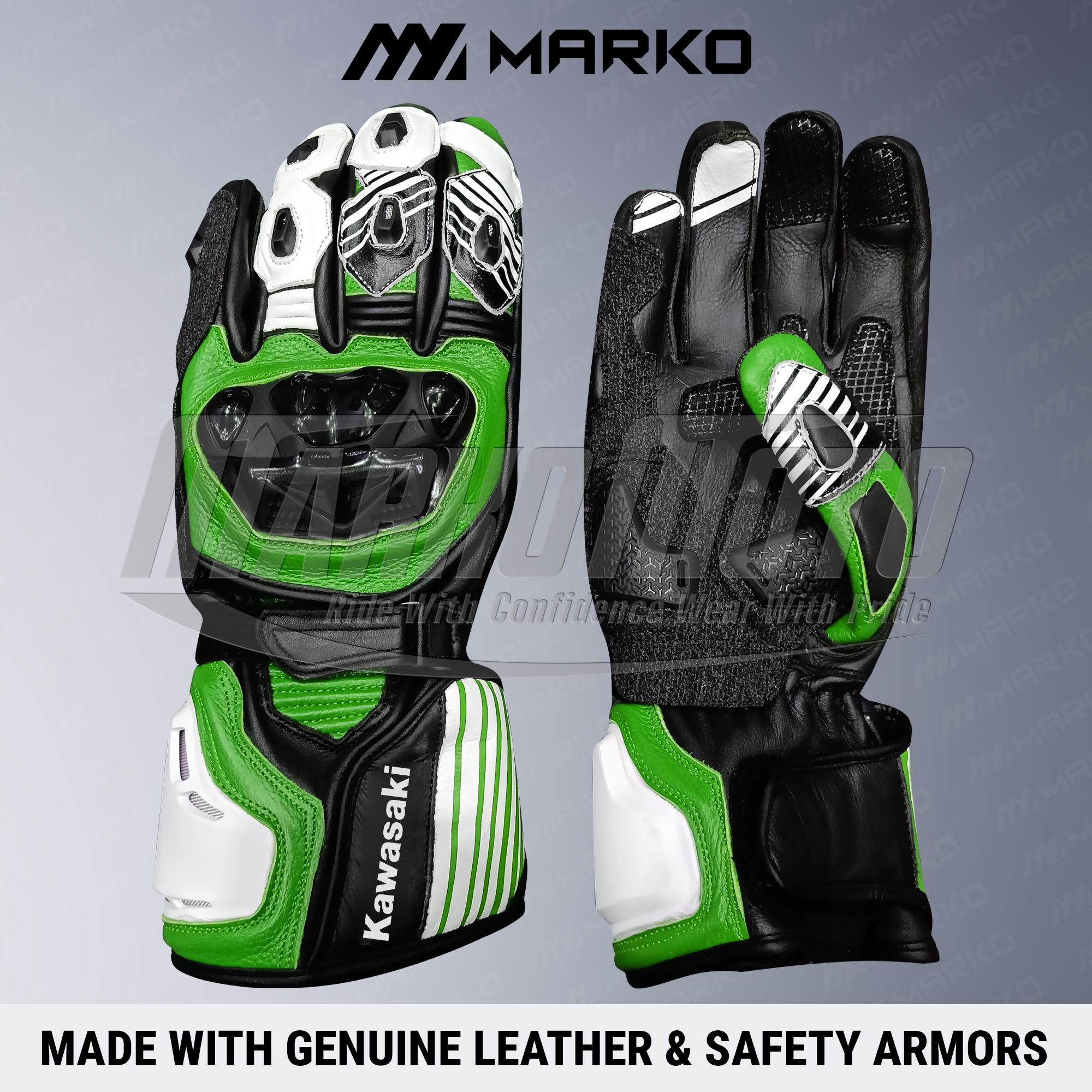 Kawasaki Green Gloves - Etsy