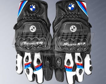 BMW Motorrad Racing Handschuhe aus Leder: Track & Street Schutz