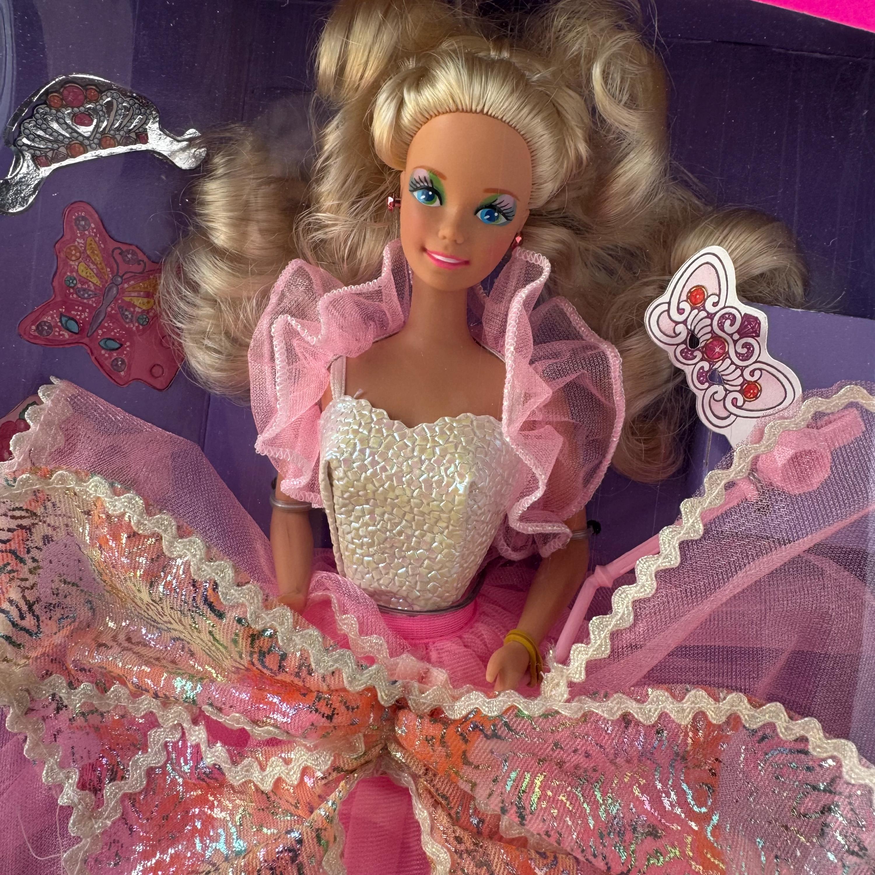 90s barbie pink dress 1990 Size:custom made