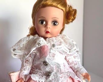 Vintage Madame Alexander Doll – 8 Inch, Pink Gown, 1995