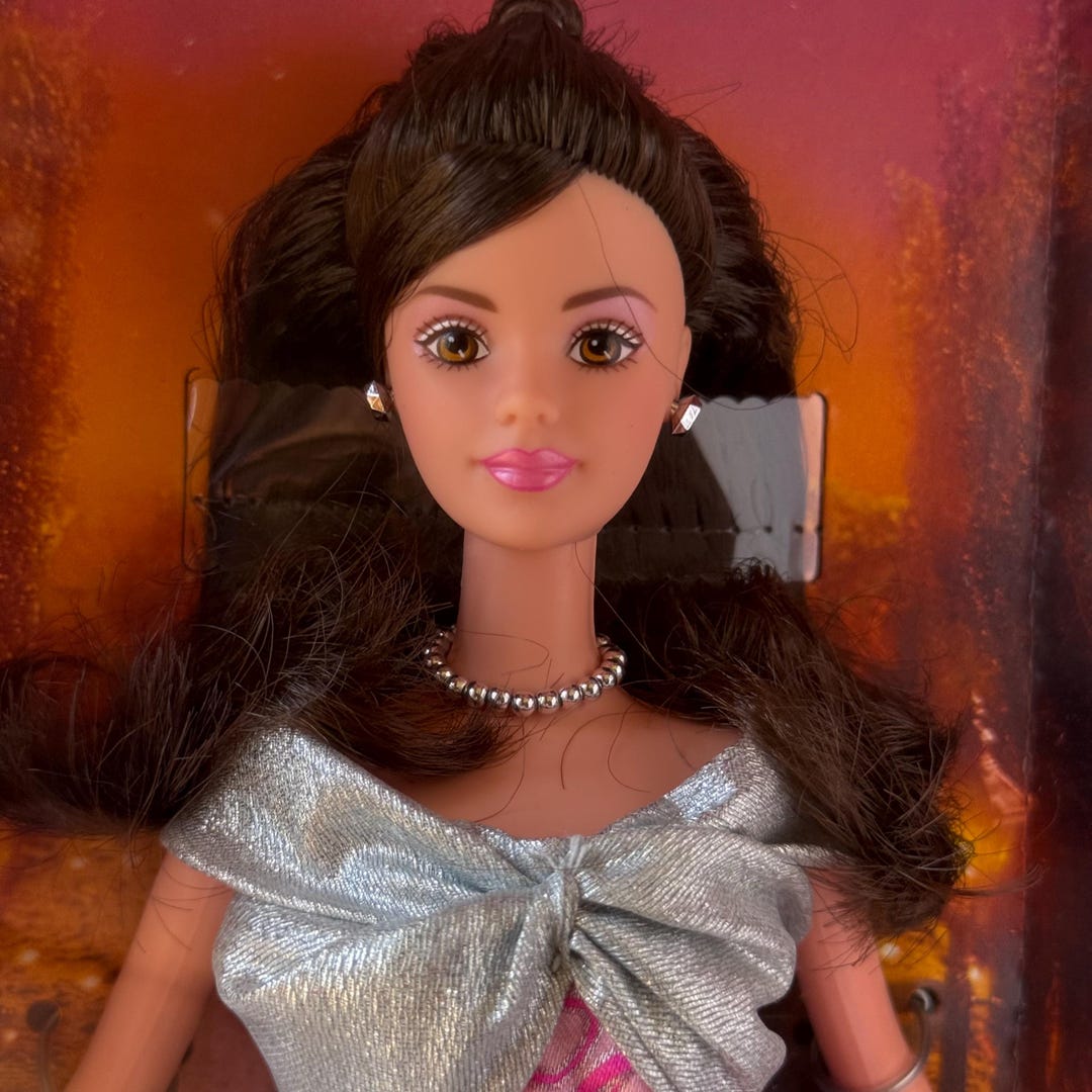 Pink Reflection Barbie Pink Reflections Barbie Brunette 1997 Special Edition Sears Exclusive ...