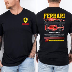 Ferrari T-Shirt, Ferrari Team Shirt, F1 Ferrari Shirt, Ferrari F1 Shirt, Racing Car Shirt, Ferrari Fan Gift, F1 Ferrari Car Shirt