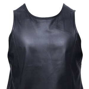 Unisex Handmade Leather Vest | Classic Cut-Off Waistcoat | Sleeveless Western Biker Style | Gothic Fashion Leather Waistcoat
