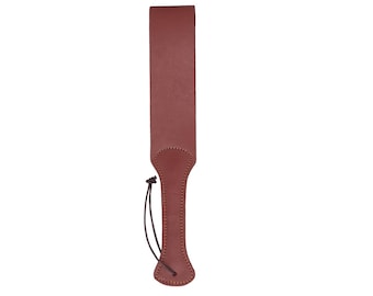 Handmade Leather Spanking Paddle Sensory Play Riding Crop Discipline Tool Adult Couples Gift Mature
