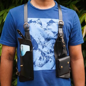 Leather Holster Bag, Shoulder Utility Bag Hip Holster Bag Wist Bag Utility Bag Hip Holster Bag Wist Bag Utility Bag