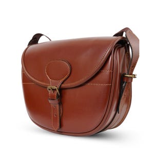 100% Genuine Leather Utility Pouch, Compact Gear Bag, Belt Pouch, Clay Sports Bag, Gift for Him