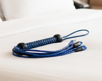Heavy Duty Cat O’ Nine Tails Leather Flogger | Handmade Genuine Leather BDSM Whip | Gift for Her