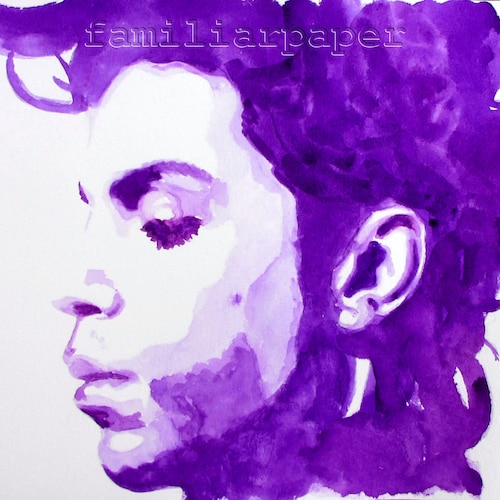 Prince in Purple: Print of Original Watercolor Painting