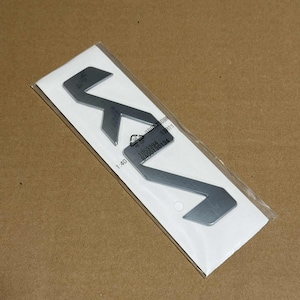 KIA Badge Silver Letter Logo Badge Car Emblem Replacement 6x1.25&quot;