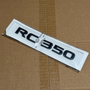 Lexus RC350 Black Letter Logo Badge Car Emblem Replacement