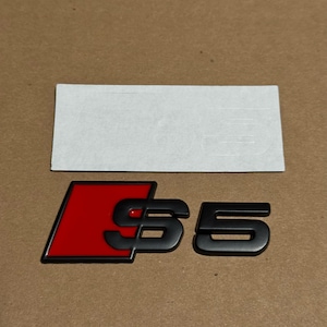 Audi S5 Black Rear Letter Logo Badge Car Emblem Replacement